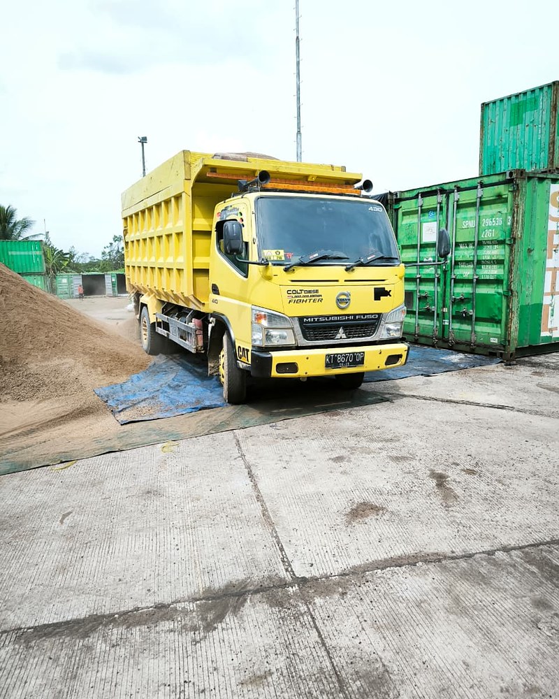 Truck Ready to Haul — Palm Kernel Expeller, East Kalimantan