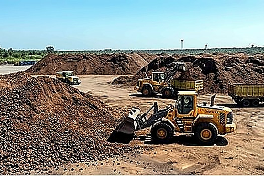 Stockpile Area — Palm Kernel Shell, East Kalimantan